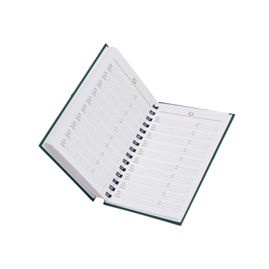 Agenda 2026 Wire-o Capa em Cromato Personalizada