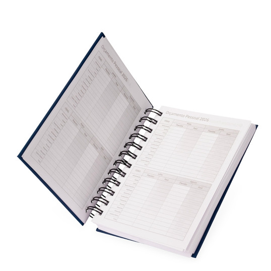 Agenda 2026 Wire-o Cromato Personalizada