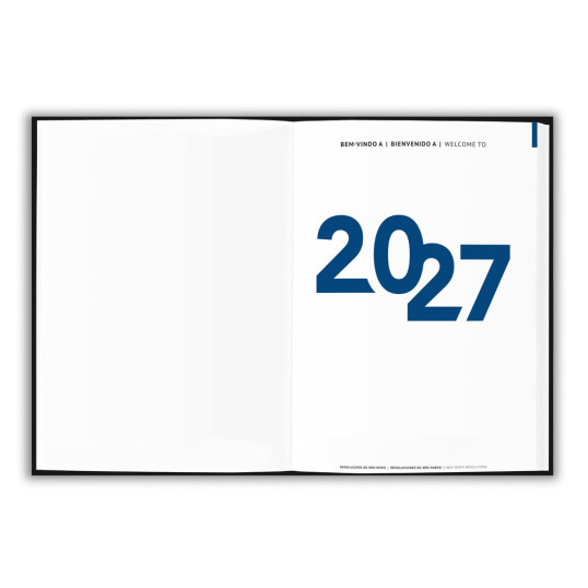 Agenda 2027 Capa em Pele Reciclada B5 Personalizada