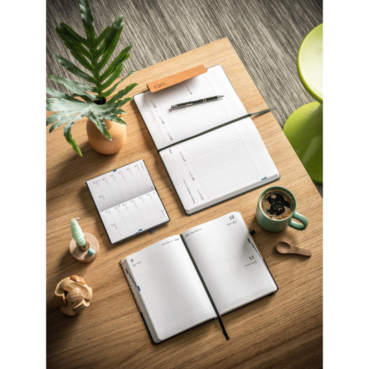 Agenda 2027 Capa em Pele Reciclada B5 Personalizada
