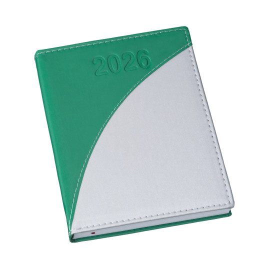 Agenda Diária 2026 Capa Metalizada Personalizada