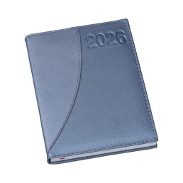 Agenda Diária 2026 Capa Metalizada Personalizada