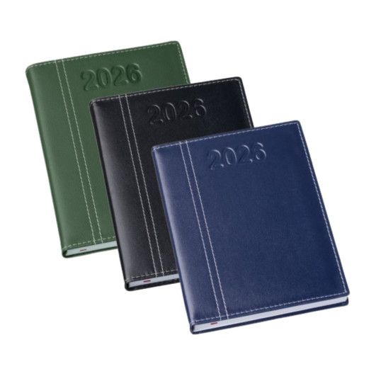 Agenda Diária 2026 para Brinde Personalizada