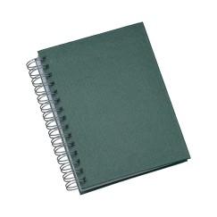 Agenda Diária 2025 Metalizada Wire-o Lisa Personalizada 