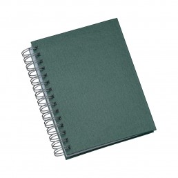 Agenda Diária 2025 Metalizada Wire-o Lisa Personalizada 