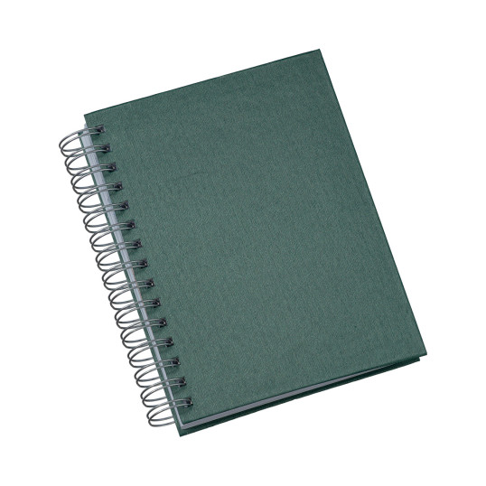 Agenda Diária 2026 Metalizada Wire-o Lisa Personalizada 