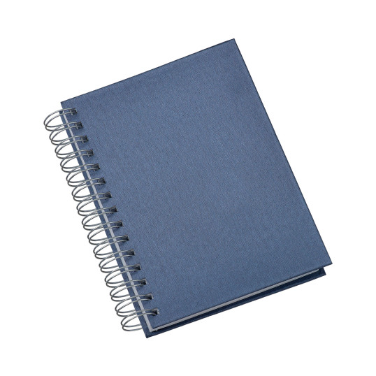 Agenda Diária 2026 Metalizada Wire-o Lisa Personalizada 