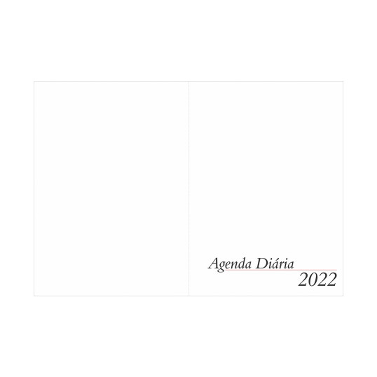 Agenda Diária Executiva Para Presente Personalizada