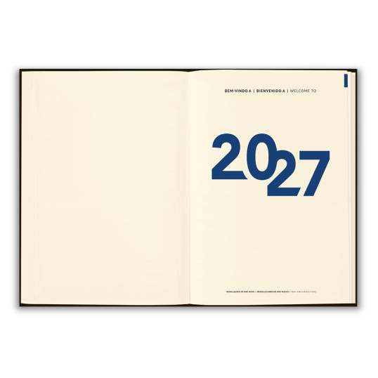 Agenda 2027 Capa em Cortiça A5 Personalizada