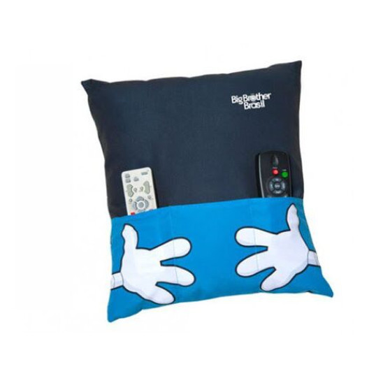 Almofada Com Bolso Porta Controle Personalizada