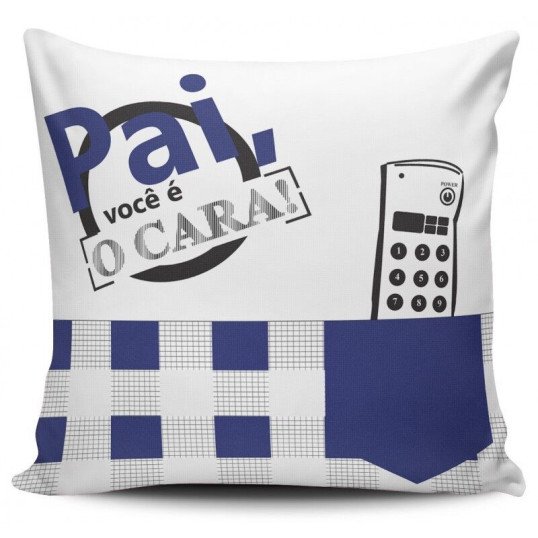 Almofada Com Bolso Porta Controle Personalizada