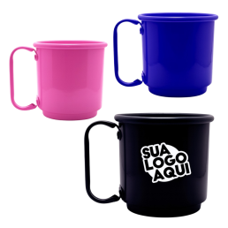 Caneca De Alumínio 400 ml Personalizada