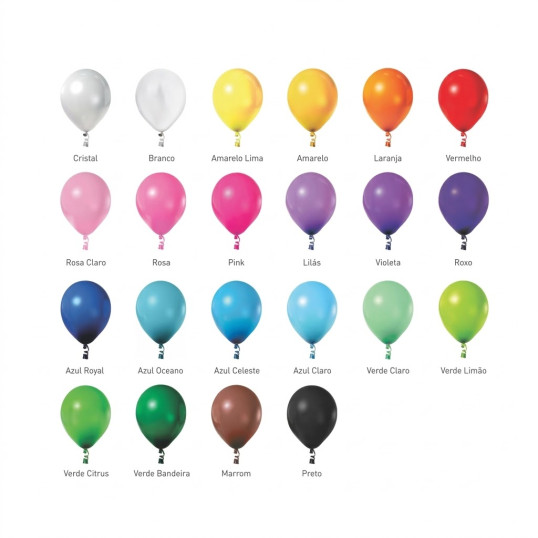 Balão Bexiga 9 " Personalizado