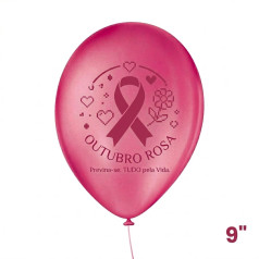 Balão Bexiga 9 " Personalizado