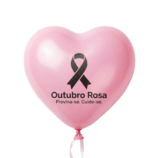 Balão em Formato de Coração Personalizado
