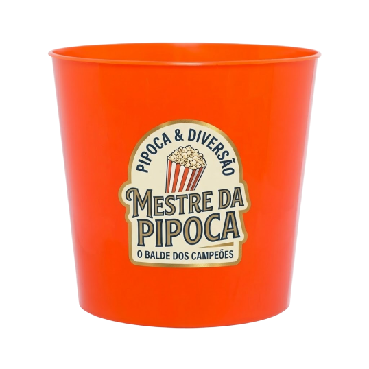 Balde de Pipoca 2,6 Litros Personalizado