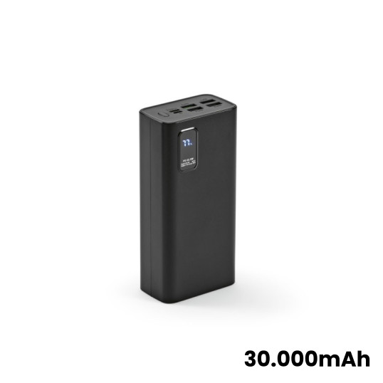 Bateria Portátil Carregador Power Bank Abs Reciclado 30.000 mAh Personalizada