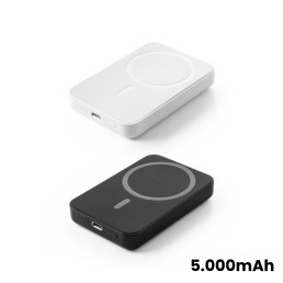 Bateria portátil em ABS reciclado 5.000 mAh Personalizado