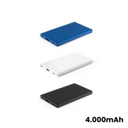 Bateria portátil Plástico Reciclado 4.000 mAh Personalizado