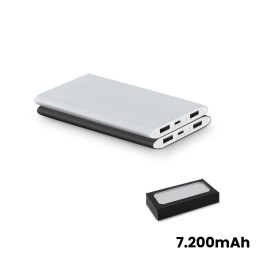Bateria portátil Power Bank Carregador em alumínio reciclado 7.200 mAh Personalizada