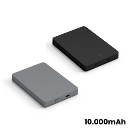 Bateria portátil Power Bank em  ABS Reciclado 10.000 mAh Personalizada