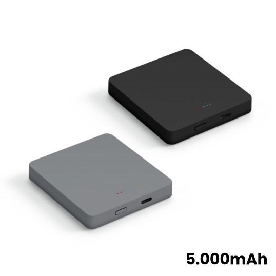 Bateria portátil Power Bank em ABS reciclado 5.000 mAh Personalizada