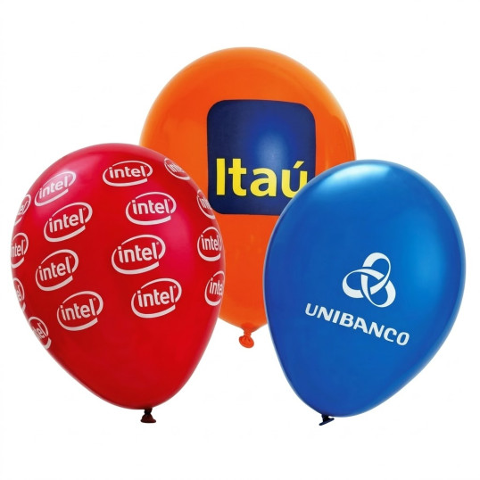Balão Bexiga 9 " Personalizado