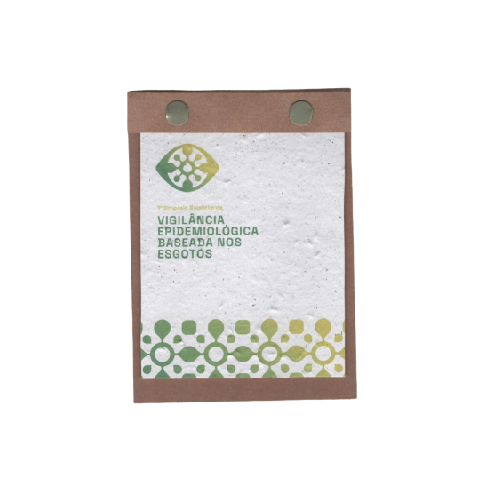 Bloco de Anotações Ecológico em Papel Semente Personalizado