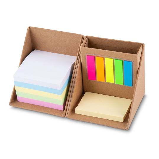 Bloco de Anotações em Papel Reciclado Cubo Personalizado