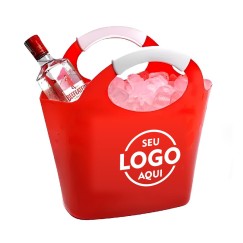 Sacola Bag Plástica Para Bebidas Personalizado