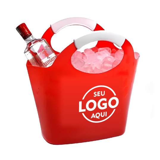 Sacola Bag Plástica Para Bebidas Personalizado