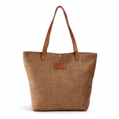 Bolsa de Praia Palha trançada Personalizada