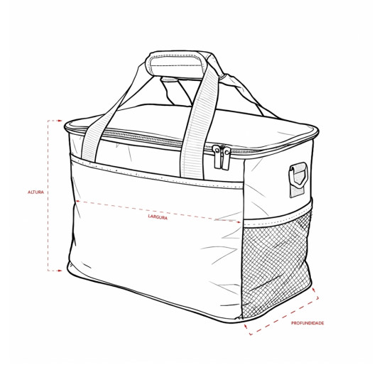 Bolsa Térmica Oxford 25 Litros Personalizada 
