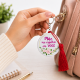 Botton Espelho Chaveiro com Tassel Personalizado