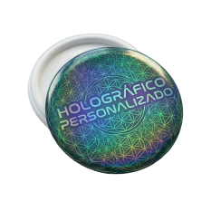 Botton Holográfico 3,5 cm Personalizado