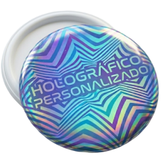 Botton Holográfico 5,5 cm Personalizado