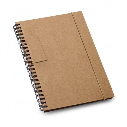 Caderneta para Brinde Folhas em Papel Reciclado Personalizada