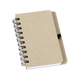 Caderneta em Kraft com Porta Caneta Personalizado