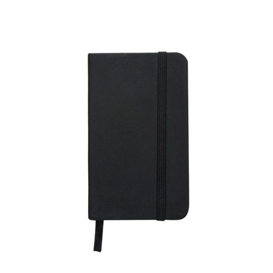Caderneta A6 Emborrachada Tipo Moleskine Personalizado