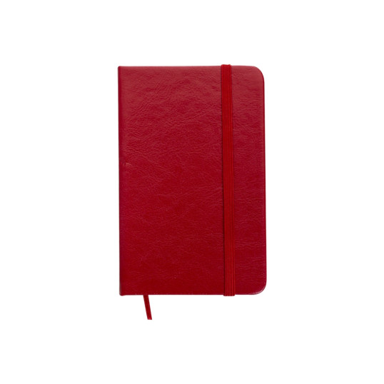 Caderneta A6 Tipo Moleskine Capa em Couro Sintético Personalizada