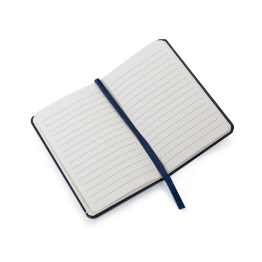 Caderneta A6 Tipo Moleskine Capa em Couro Sintético Personalizada