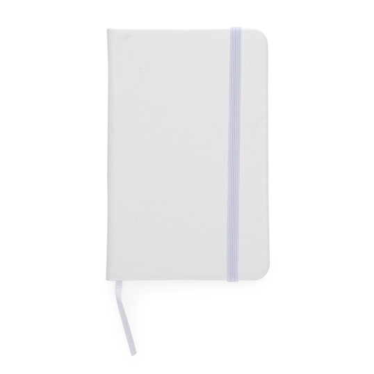 Caderneta A6 Tipo Moleskine Capa em Couro Sintético Personalizada