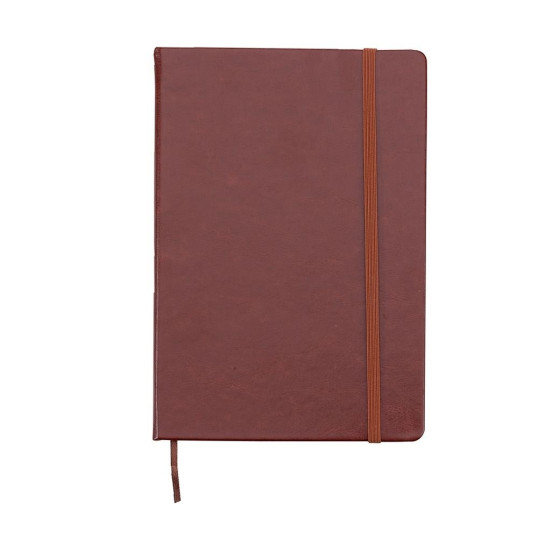 Caderneta A5 Capa Couro Sintético Personalizada