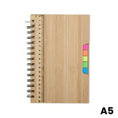Caderno A5 Bambu Personalizada