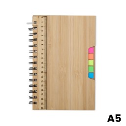 Caderno A5 Bambu Personalizada