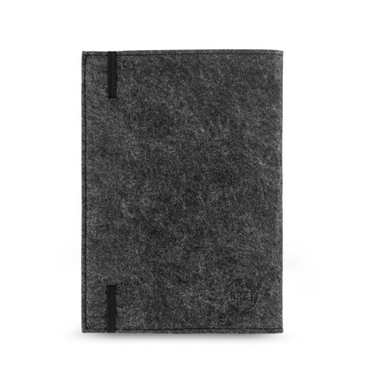 Caderno A5 com Capa em Feltro Reciclado Personalizada