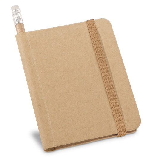 Caderno A7 capa dura Com Lápis Personalizada