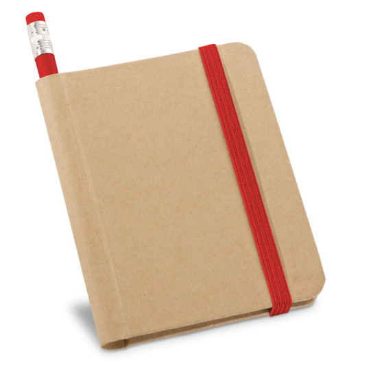 Caderno A7 capa dura Com Lápis Personalizada