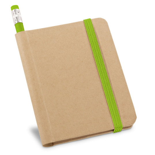 Caderno A7 capa dura Com Lápis Personalizada