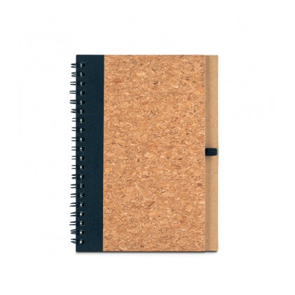 Caderno B6 em Cortiça Com Caneta Personalizado